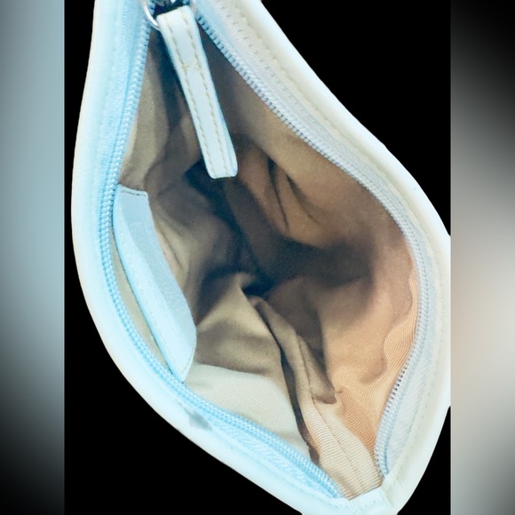 Coach | Aqua Blue Canvas Crossbody Messenger Bag - Picture 7 of 9